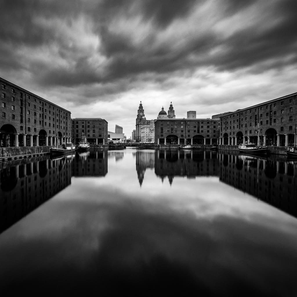 Liverpool Albert Dock at Night Security